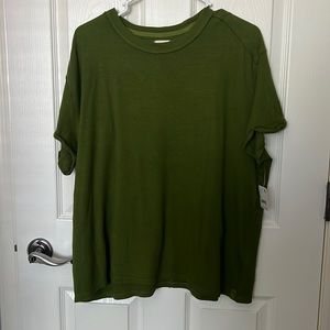 Oversized Green Tee